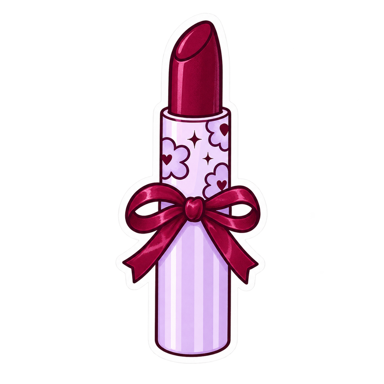 Lipstick sticker